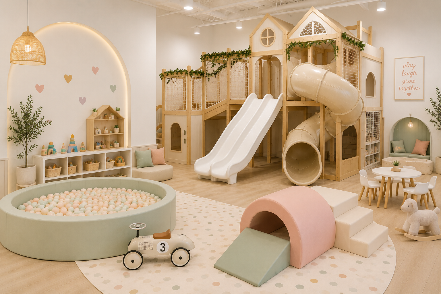 Little Haven themed indoor playground